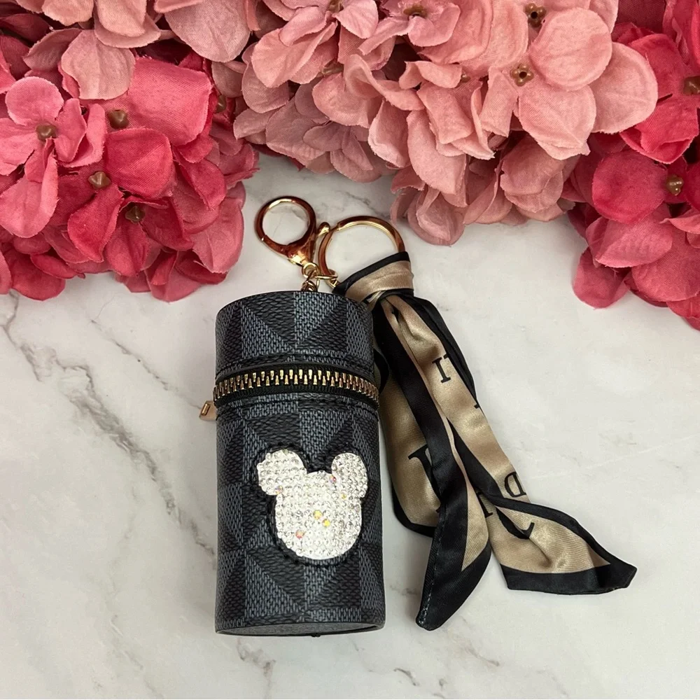 Mickey Mouse Coin Purse with Ribbon Tassel Keychain - Picture 11 of 16